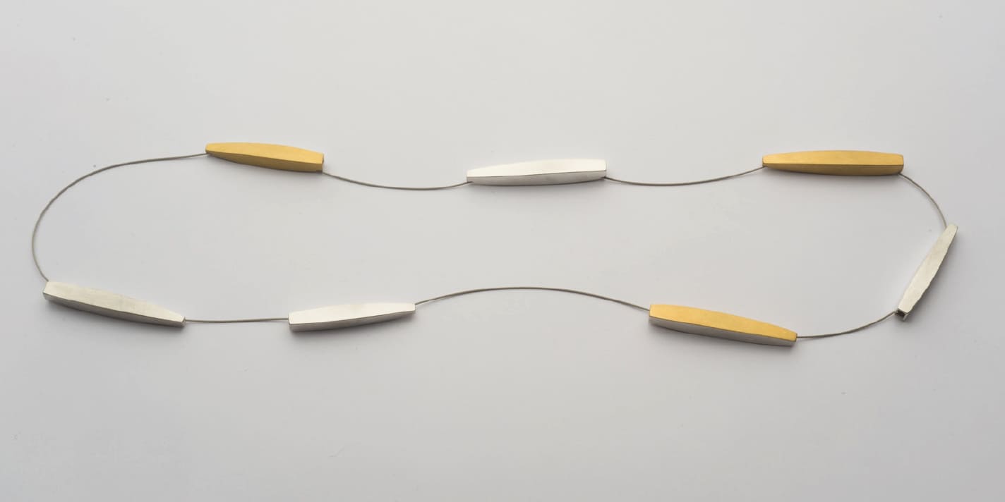 Kette mit Silber und Gold